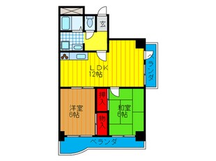 ＣＡＳＡ　ＳＯＬＡＲの物件間取画像